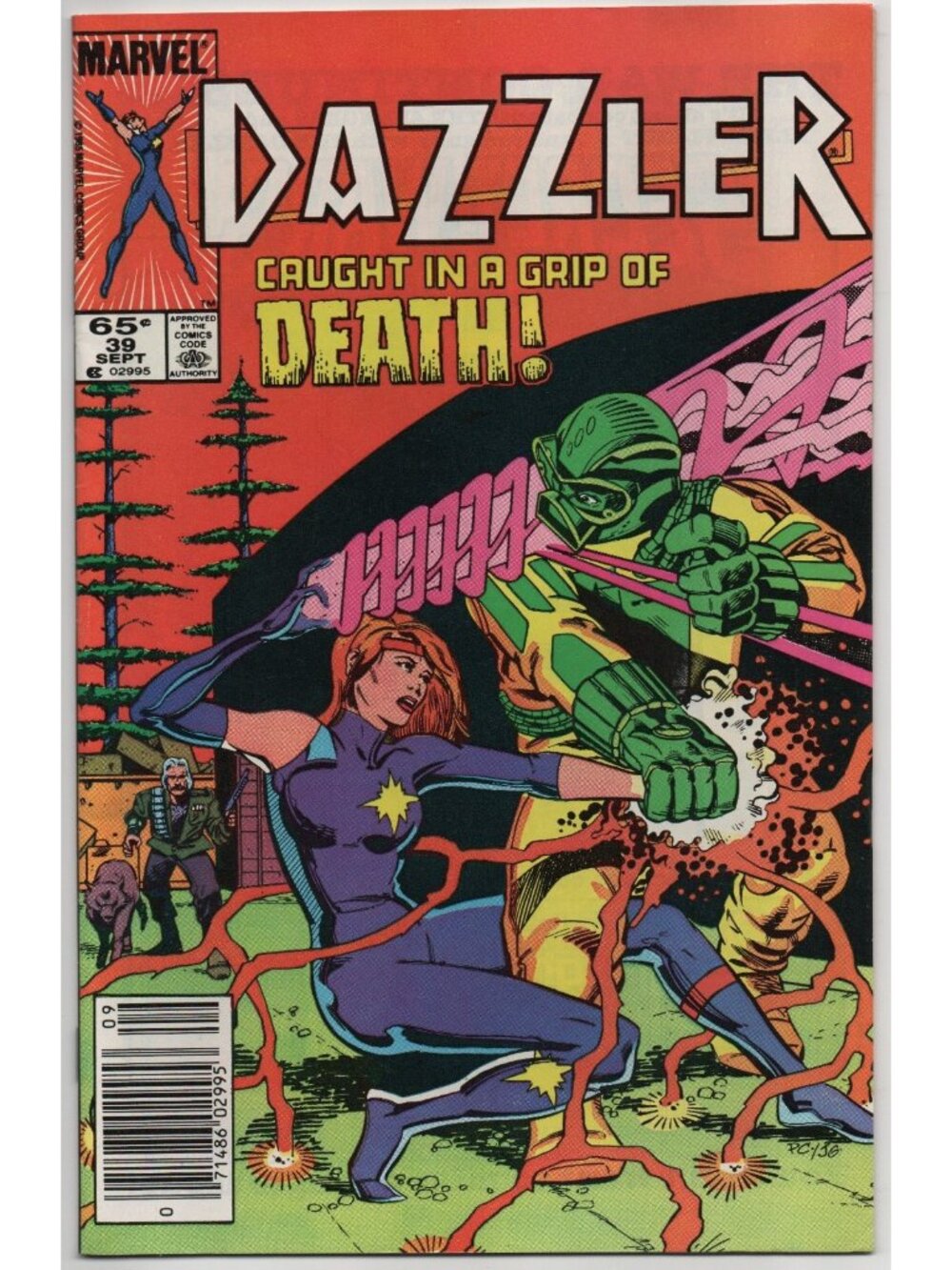 Dazzler 39 Marvel Comics 1985 FN+ 6.5 Deathgrip O.Z. Chase Newsstand